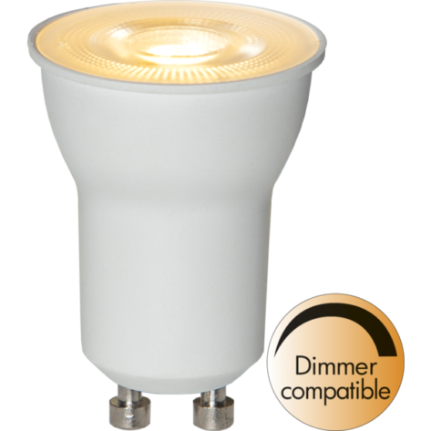 347-17-1 LED Pære GU10 MR11 Spotlight 3.6W 3000K dimbar