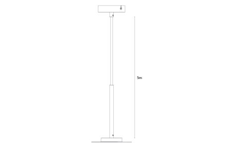 SG Disc og Frosta Pendel Adapter Hvit Aluminium_1