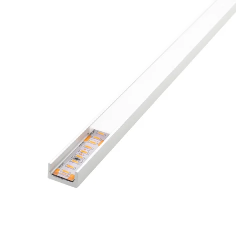 SG StripLine profil Hvit utenpåliggende Slim 1.8M