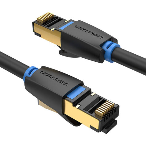 Vention IKABH nettverkskabel Cat.8 SFTP – 2 meter Sort_1