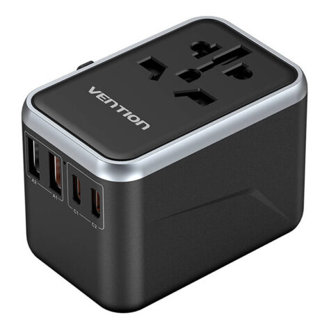 Vention FJFB0 GaN Reiseadapter 65W Universell kraftig lader_2