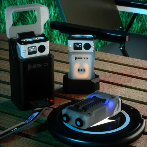 Wuben X3 Magnetisk Lommelykt Owl EDC - Hvit_5