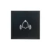 SG Bryterknapp Symbol Ringeklokke Sort