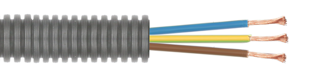 K-rør 20mm PN 5G2.5mm² - Ferdigtrukket Rør 100 Meter