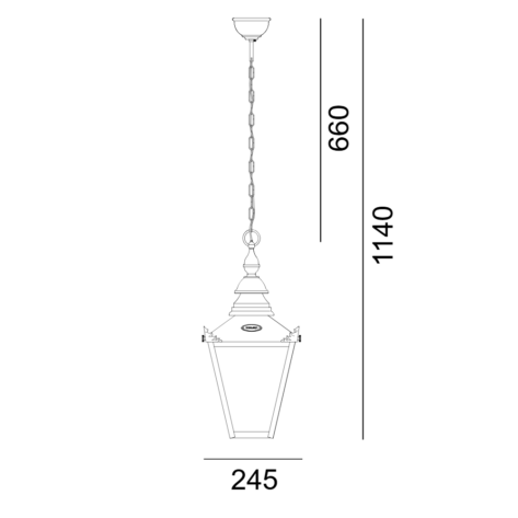 Norlys Ute taklampe CHELSEA 961