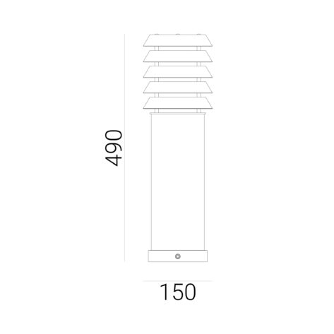 Norlys Alta Pullert 2700K 1477 Galvanisert