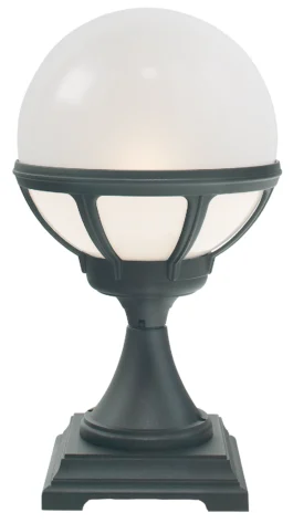 Norlys Bologna 313 Portstolpe Sort Hvitt Glass