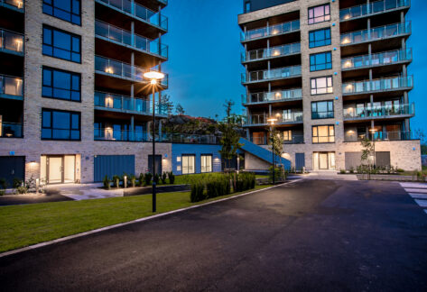 Norlys Stolpearmatur Visby Grafitt 4000K