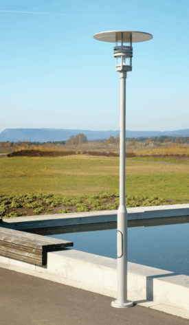 Norlys Stolpearmatur Visby Grafitt 4000K_3