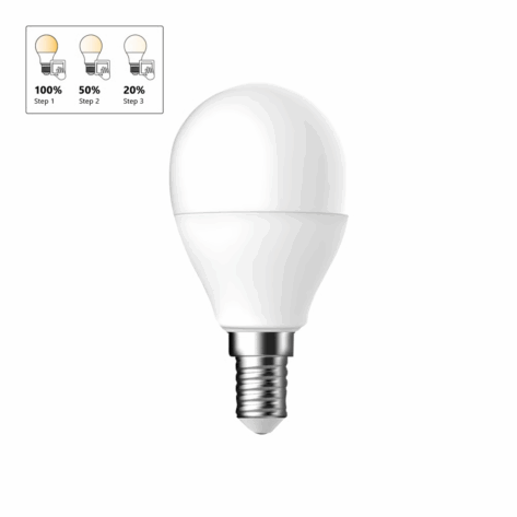 Energetic E14 G45 Step dim 2700K 470LM