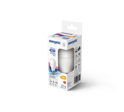 Energetic E14 G45 Step dim 2700K 470LM