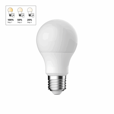Energetic E27 A60 Step-dim 2700K 806LM