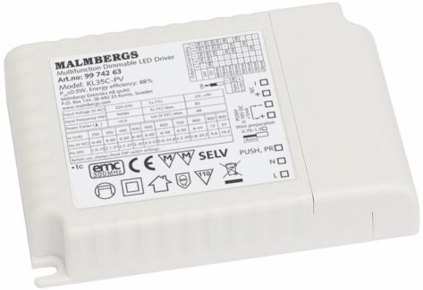 Malmbergs LED-DRIVER Konstantstrøm