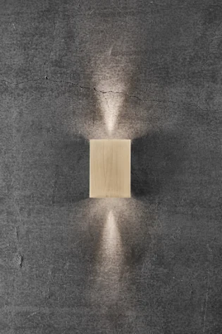 Nordlux Fold 10 Vegglampe Messing 3000K