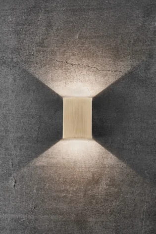 Nordlux Fold 10 Vegglampe Messing 3000K