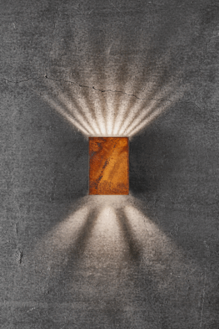 Nordlux Fold 10 Corten Vegglampe 3000K_5