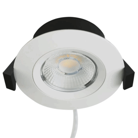 Unilamp Switch Gyro Downlight 30004000K Hvit