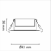 Unilamp Gyro Eco 8W 720lm 2700K IP44 Hvit (40-pack)_2