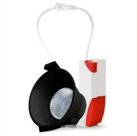 Unilamp Downlight UniCone 83 8W 700lm 3000K Sort