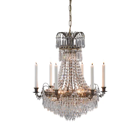 Marksløjd Läckö Taklampe 7 Lys Antikk