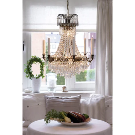 Marksløjd Läckö Taklampe 7 Lys Antikk_1