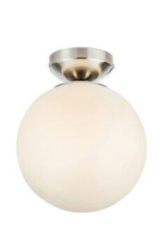 Markslöjd STINTINO Rund Taklampe E14 Hvit/Satin Nikkel IP44