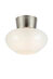 Markslöjd MALAGA Taklampe Bad E27 Hvit/Satin Nikkel