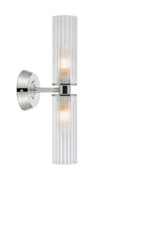 Markslöjd RIMINI Baderom Vegglampe 2xG9 Klar/Krom IP44
