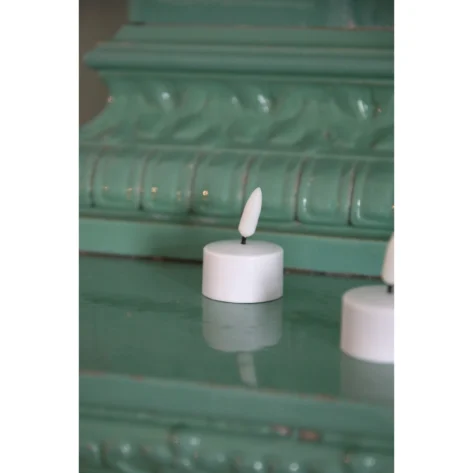 Markslöjd TEA Light Candle 3-pk – Oppladbare LED-telys Hvit_1