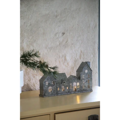 Markslöjd WELLS Borddekorasjon 3L – Antikk Sink