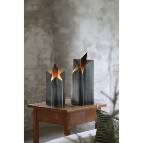 Marksløjd ASTERI Bordstjerne 27cm Antique Tin