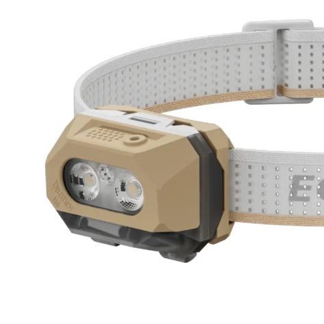 Wuben H4 – Kraftig og Ultralett LED-hodelykt Sand