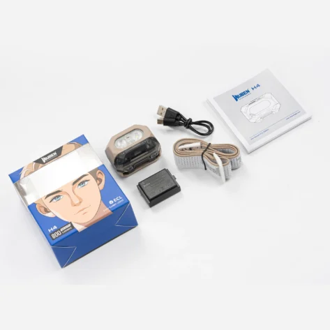 Wuben H4 – Kraftig og Ultralett LED-hodelykt Sand_8