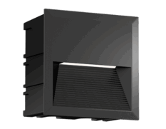 TL Berg B2 – Innfelt utelampe 3000K IP65 Sort