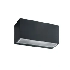 Norlys Asker 1720 Utendørs Vegglampe Sort 3000K IP65
