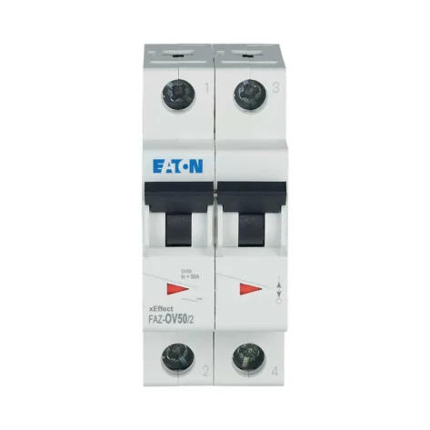 Eaton Overbelastningsvern 50A 2P OV 10kA MCB i høy kvalitet