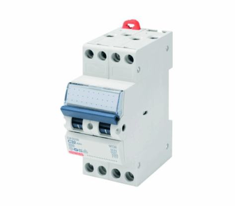 Gewiss Jordfeilautomat 20A 2-pol C-kar GW95228
