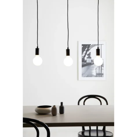 Markslöjd Sky E27 takpendel 3 lys sort