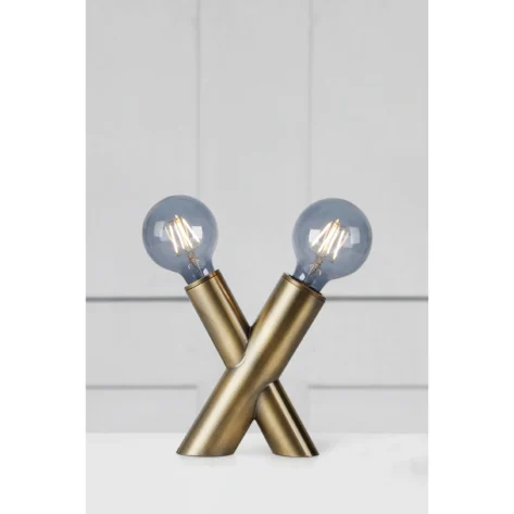 Marksløjd Simul Bordlampe E27 2L Antikk Messing