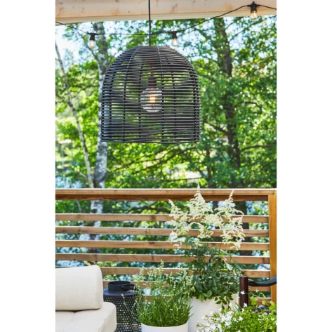 Markslöjd Garden 24 Utendørs Taklampe Hage Sort