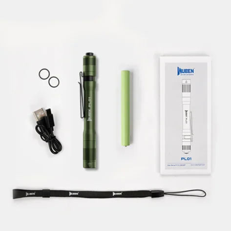 WUBEN PL01 Pennlykt - Ultralett Kraftig - Grønn