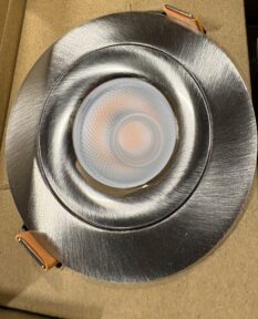 NP Optimal IsoSafe LED Downlight WarmDim 10W Børstet stål