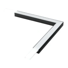 SG StripLine Sort profil utenpåliggende hjørne