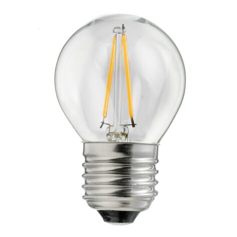 Unison Classic Klot Klar E27 2W 2700K LED-pære
