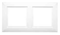 SG Soft Square Hvit 2X Ramme stål