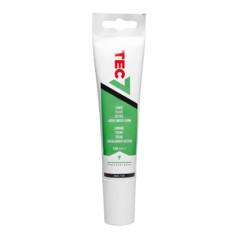 Tec7 Hvit 100 ml – Monteringslim og Fugemasse