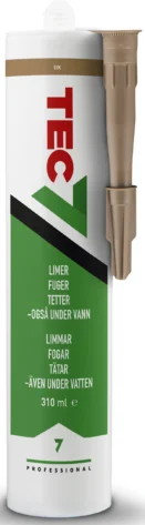 Tec7 Eik 310 ml – Fleksibelt Monteringslim og Fugemasse