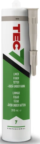 Tec7 Beige 310 ml – Fleksibelt Lim og Fugemasse