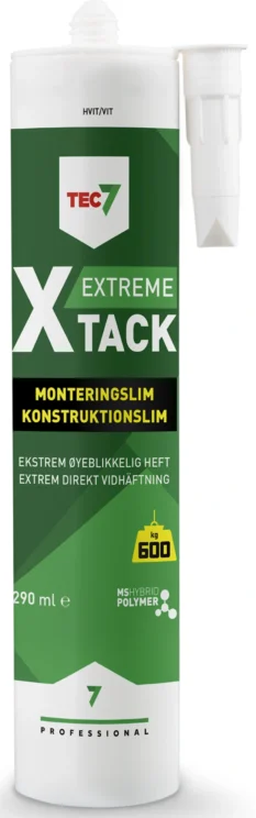 Tec7 X-TACK 290 ml Ekstremt Sterkt slim