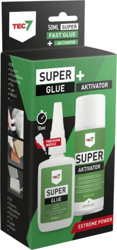 Tec7 Super Plus 50 ml – Superlim med Aktivator